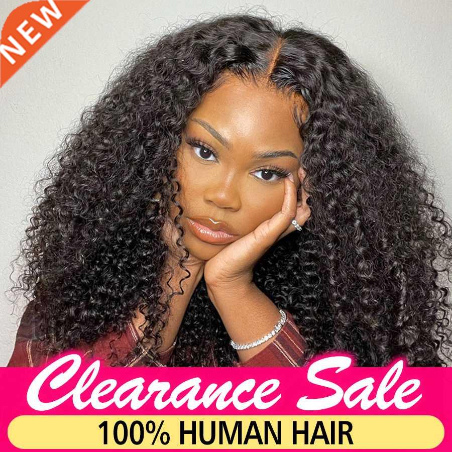 Kinky Curly Wig Human Hair Curly Human Hair Wig Lace Front H