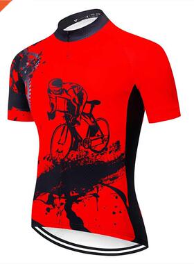 Pro Team Cycling Jersey Motocross Short Sleeves Tops Bicycle