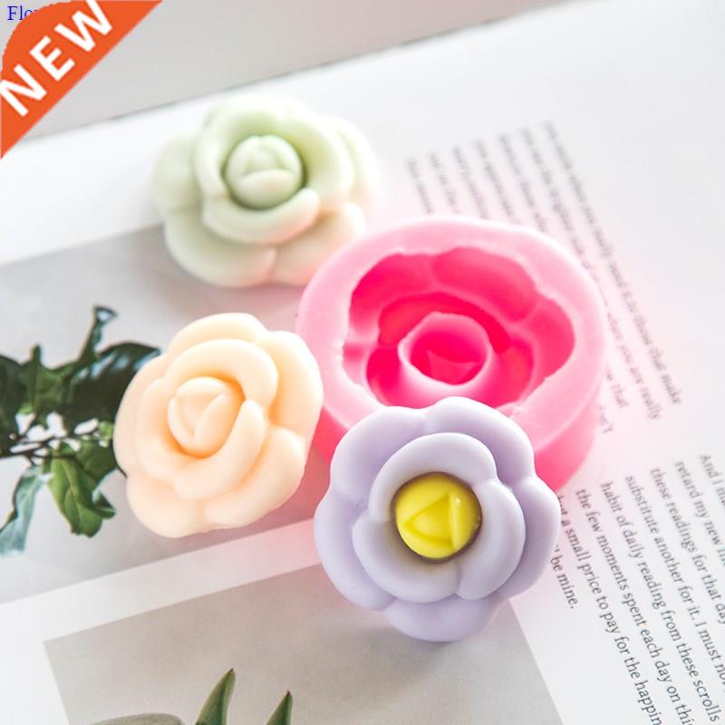 New Single Hole Camellia Mold Manual DIY Soap Silicone Mold