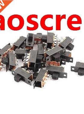 100 Pcs 5mm High Side Knob 6 Pins 2 Positions DPDT On/On Min