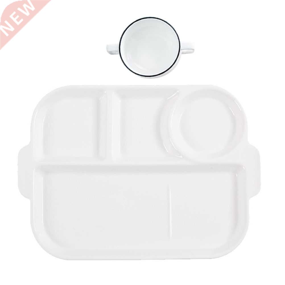 1 Set of Household Meal Plate Daily Food Tray Ceramic Food