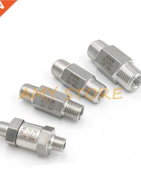 1Pc Male Male BSP Threaded SS304 Stainless Steel Check Valv