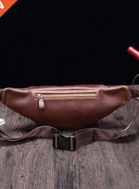Men's fashion pocket soft leather PU retro Messenger bag mob