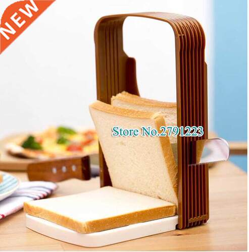 Foldable And Adjustable Kitchen Bread Slicers Loaf Cutter