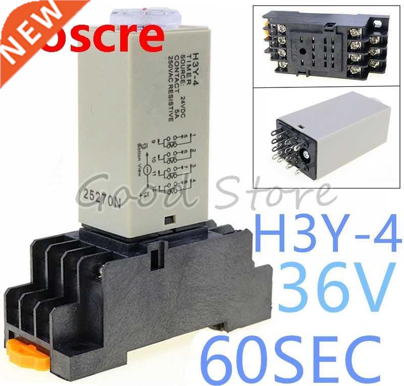 1SET HY-4 0-60Sec 6V Time relay power delay controller ST