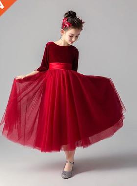 2022 new spring children's performance dress Princess Dress