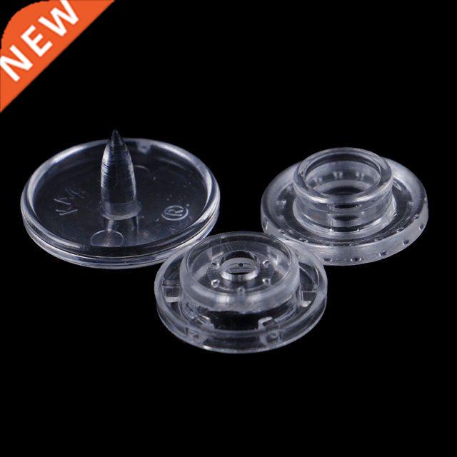 50 Sets Clear Resin Snap Buttons T5 Plastic Snaps Fasteners