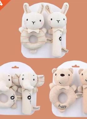 Newborn Baby Rattles Rabbit Bear Grab Ability Training Toys