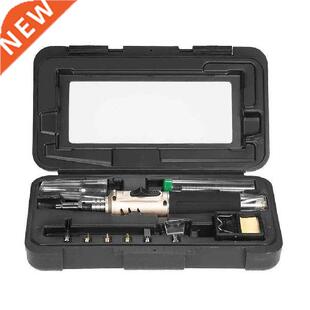 10 in 1 Soldering Iron Set Butane Gas Blow Torch Pen Kit