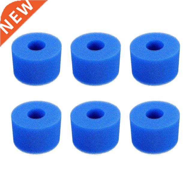 6PCS Swimming Pool Fom Filter Sponge Intex S1 Reusble Wsh