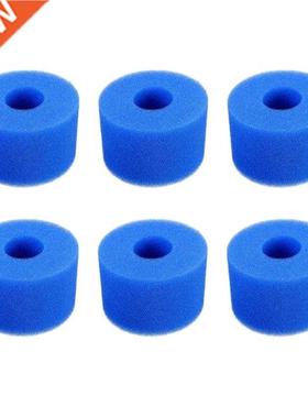 6PCS Swimming Pool Fom Filter Sponge Intex S1 Reusble Wsh