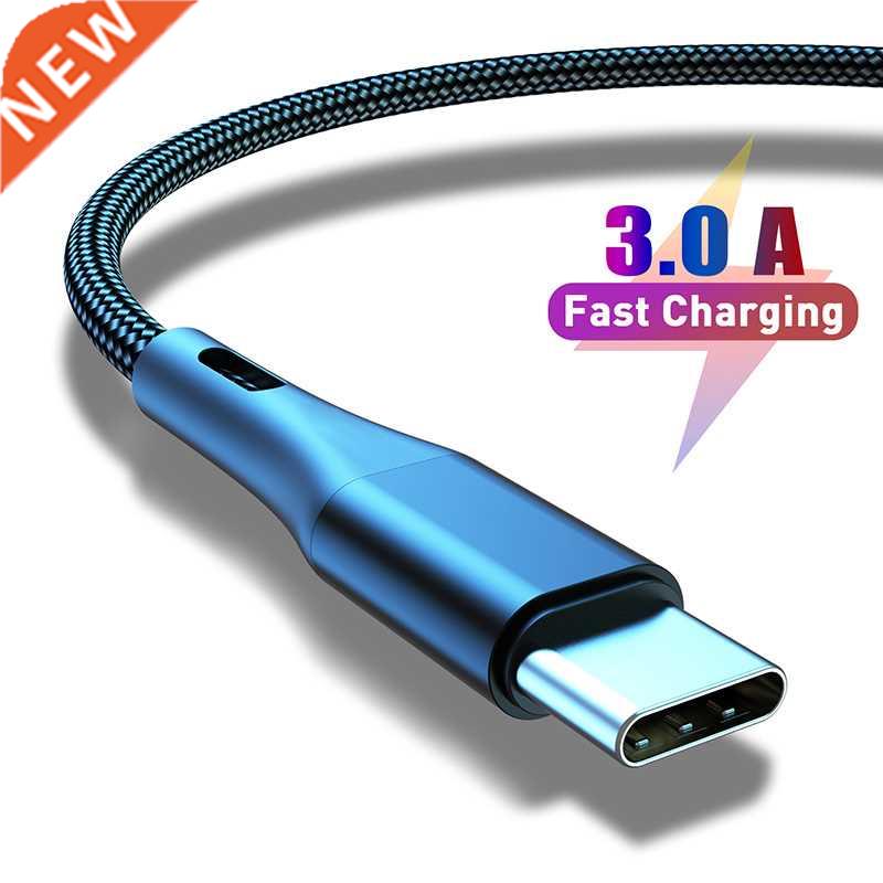 3A Fast Charging Type-C USB C Cable For Samsung S20 S10 Xiao