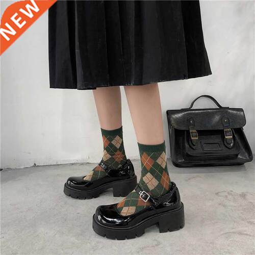 Lucyever Patent Leather Pumps Spring Autumn Mary Jane Shoes