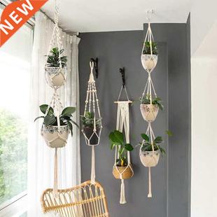 Handmade Macrame Plant Hanger Flower Pot Hanging Planter Bas