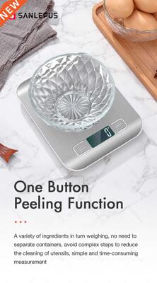 Digital Food Scale Kitchen Scale Weight Grams and Oz for Wei