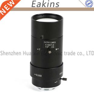 5-100 Mm Vari-focal F1.8 CS-mount Lens Manual IRIS ZOOM FOCU
