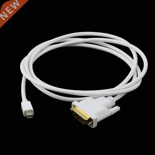 Mini Display Port DP Male to DVI Male Adapter Cable Cord Whi