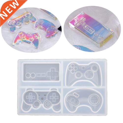 4 Styles Game Consoles Handle Pendant Silicone Resin Mold Ga