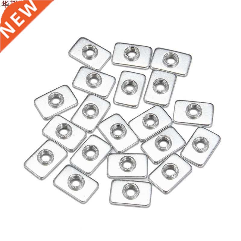 20pcs M3 Steel Zinc Plated Tee Nuts for 2020 V-slot Aluminum