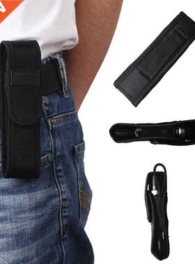 Bolsa de linterna LED, funda de linterna Molle para acampar