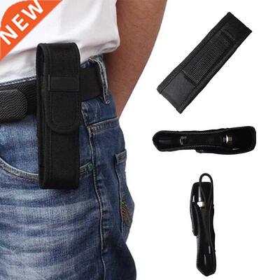 Bolsa de linterna LED, funda de linterna Molle para acampar