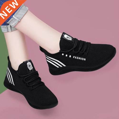 Women Casual Sports Shoes Woman Breathable Mesh Platform Sne