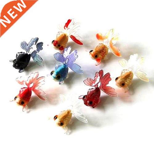 2pcs Lovely Dollhouse Miniature Glass Fish Tank Bowl