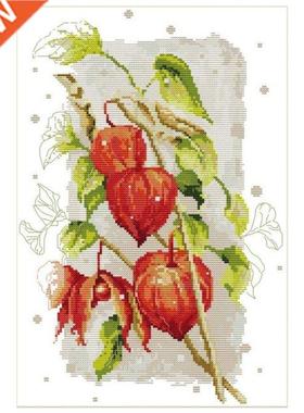Cross Stitch Kits Stamped For Adults Beginner Kids, Red Goos