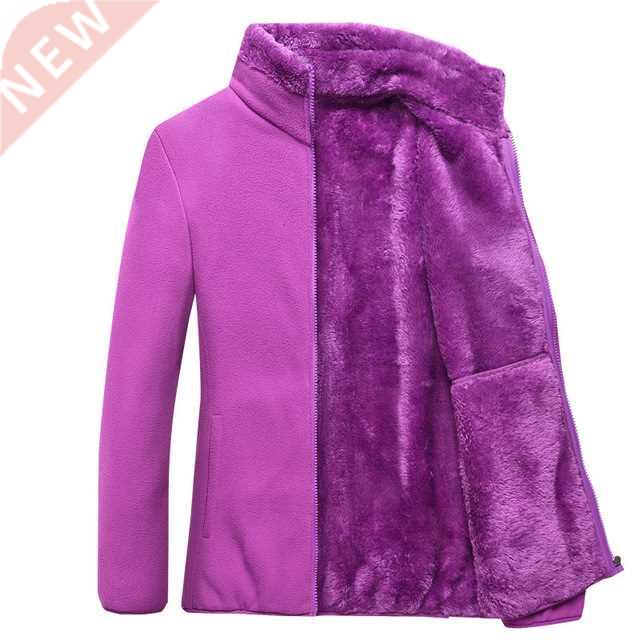 Thick Fleece jacket women	s autumn winter outdoor pol