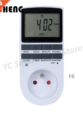 EU US UK large screen timer socket timing socket kitchen ti