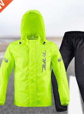 Camping Mens Raincoat Waterproof Coat Cloak Overalls