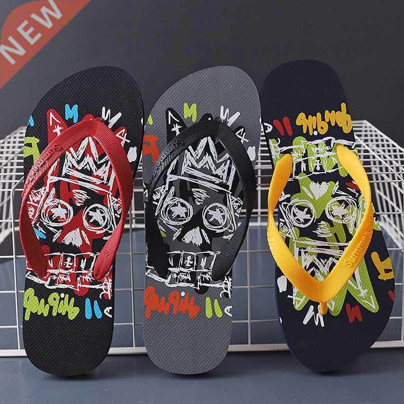 new fashion flip-flops summer men slippers beach sandals sum
