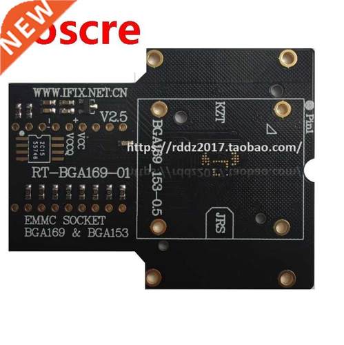 EMMC adapter Socket RT-BGA169-01 V2.5 BGA169 RT809H programm