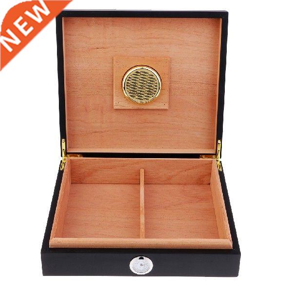 Portable Spanish Cedar Cigar Humidor W/ Humidifier
