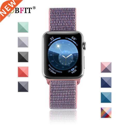 Nylon Strap For Apple watch band 44mm 40mm 42mm 8mm 41mm 45