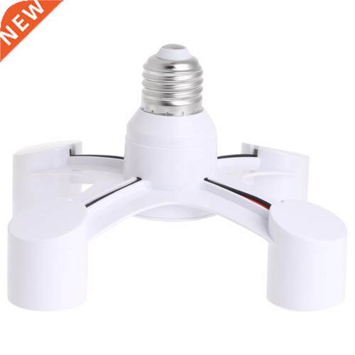 4In1 E27 To E27 Base Socket Splitter LED Light Lamp Bulb Ada
