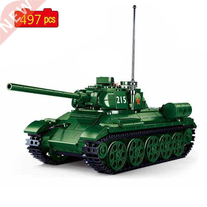 WW2 Military Series World War II Soviet T-34/85 Medium Tank