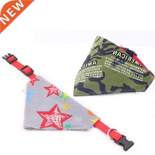 Small Size Canvas Pet Dog Collar Scarf Adjustable Puppy