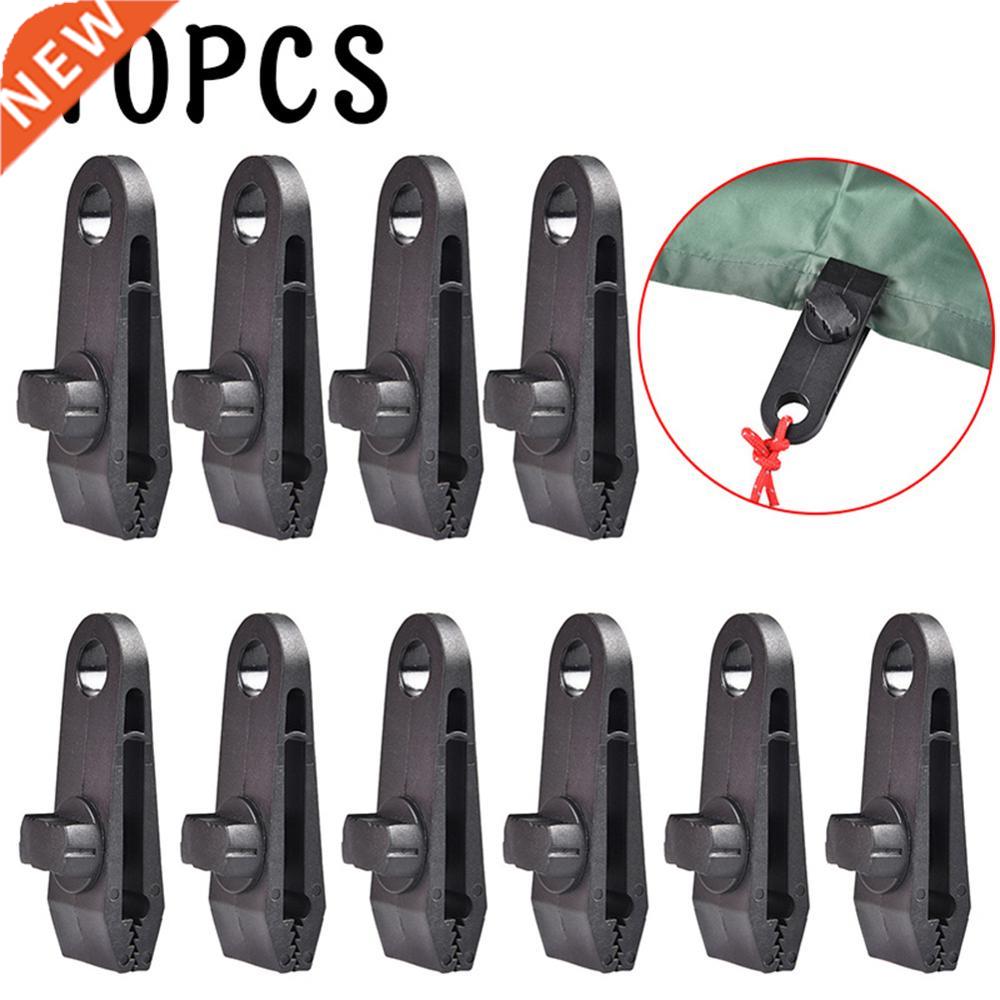 10Pcs  Tarp Clamp Awning Tent Canopy Clamp Clip Snap Anc