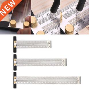 High-precision Scale Ruler T-type Hole Ruler Stainless Woodw