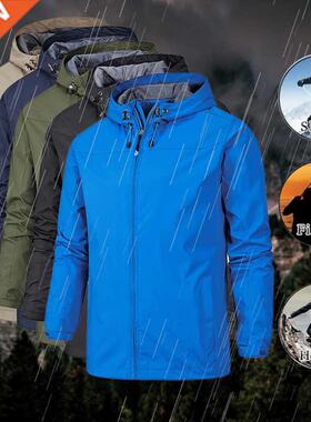 Spring Autumn Hiking Waterproof Jackets Men Outdoor Sports C