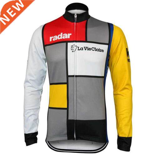 La vie claire Cycling Jersey Long sleeves team bike wear cyc