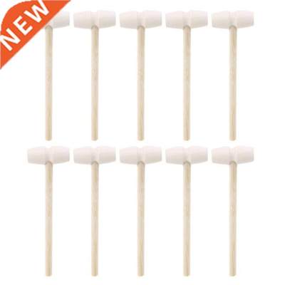 10 Pcs Wooden Hammers Toys for Chocolate Breakable Heart Min