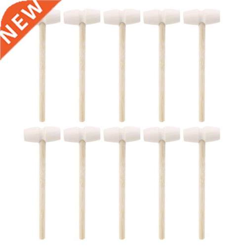 10 Pcs Wooden Hammers Toys for Chocolate Breakable Heart Min