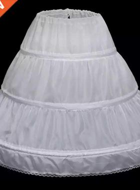 Grls Dress 3 Layered Flower Pettcoat Chrstmas Party Prnc