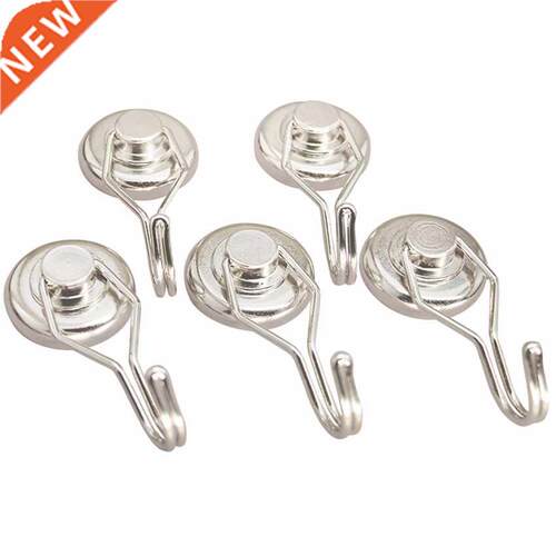 5Pcs Swivel Swing Powerful Magnetic Hooks Neodymium Magnet H