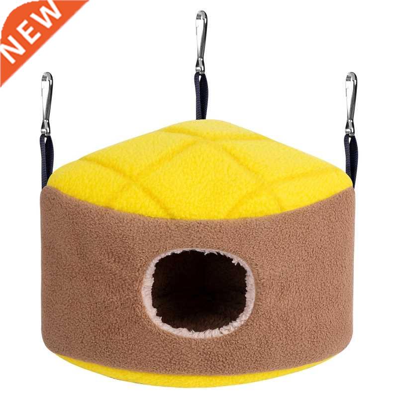 Bird Warm Nest Hanging Winter Hammock Plush Cave House
