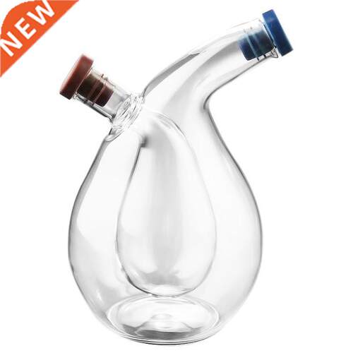 Kitchen Two-In-One Oil Dispenser Design Vinegar Cruet Olive