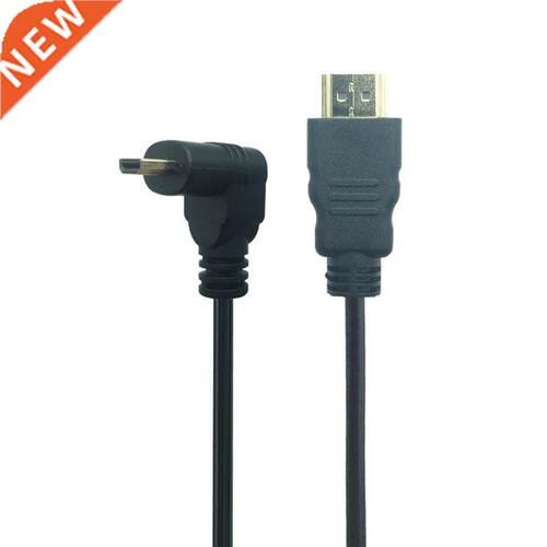 Micro HDMI Cable to HDMI Cable 3D 1080P Male Male 1.4 V Gol