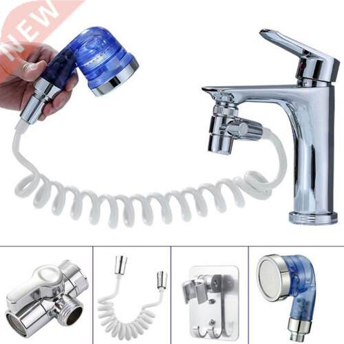 Detachable Sink Shower Extension Head Set Adjustable Quick C